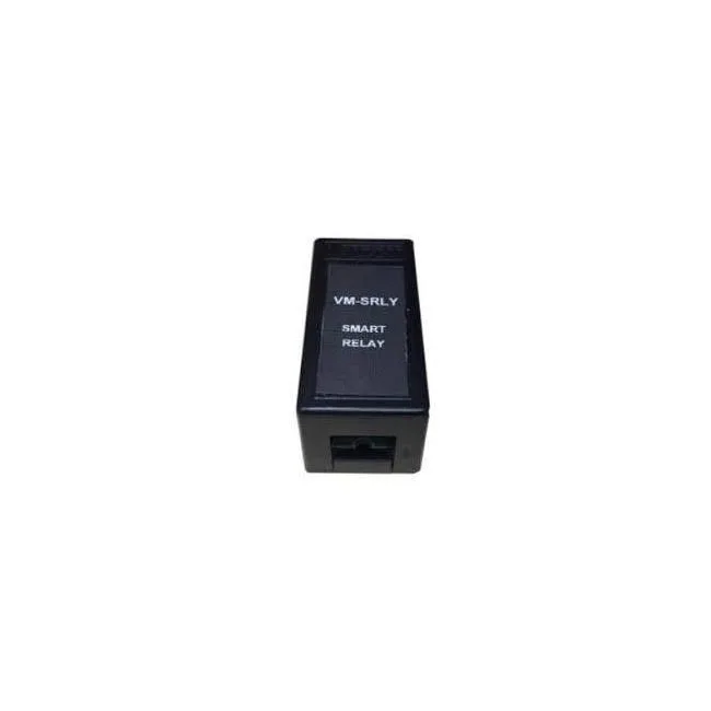 Small rectangular relay module with terminal connectors and mounting tabs