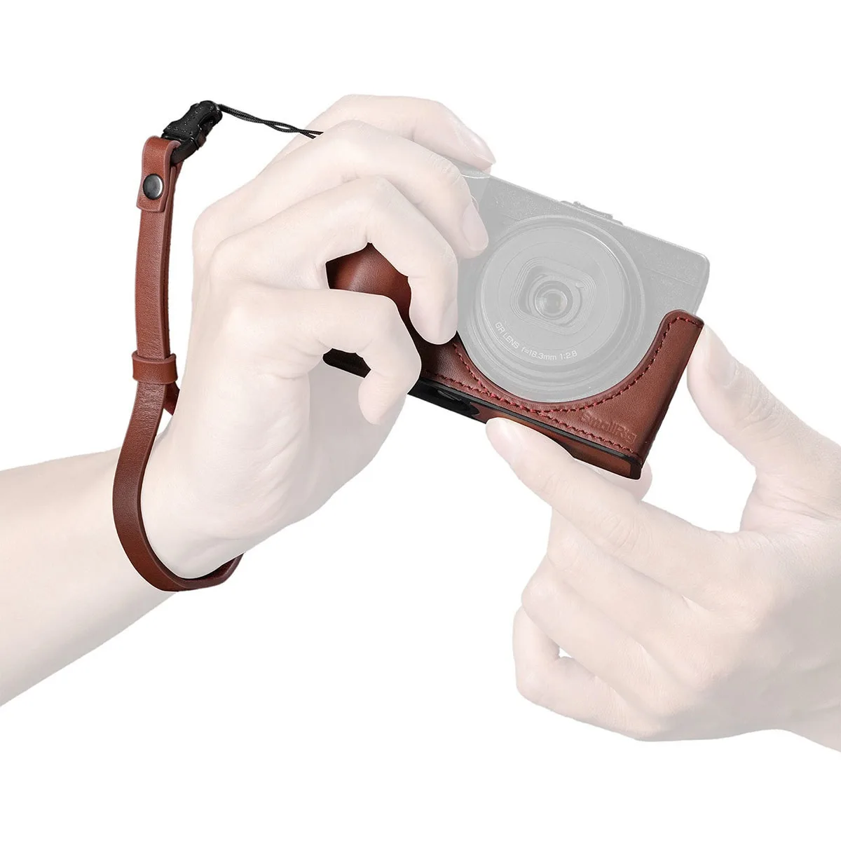 SmallRig SmallRig Leather Case Kit for Ricoh GR IV/III/IIIx/III HDF/IIIx HDF Red 5678 — product photo