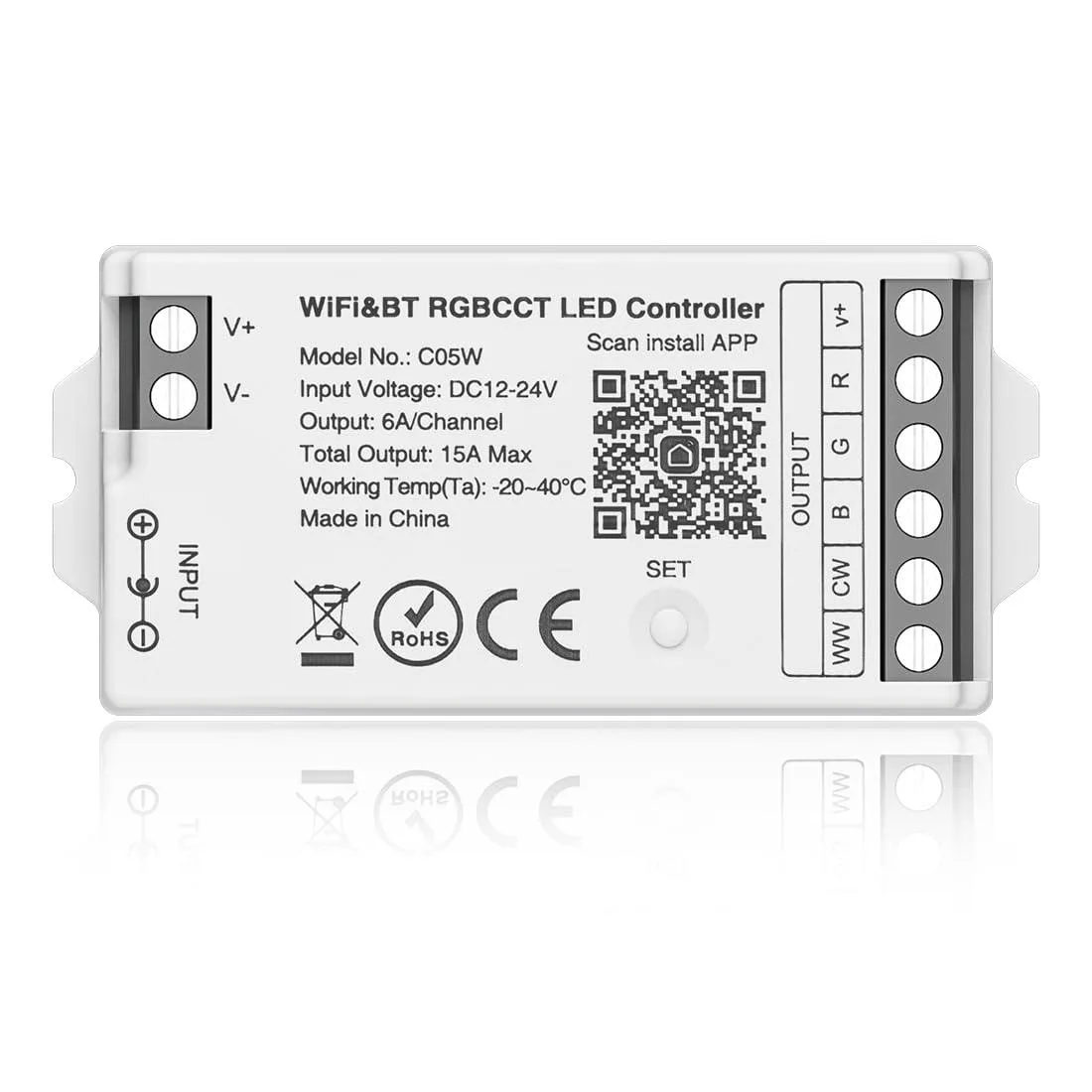 KEHIPI KEHIPI C05W RGBCCT PWM Controller 2.4GHz WiFi Bluetooth — product photo