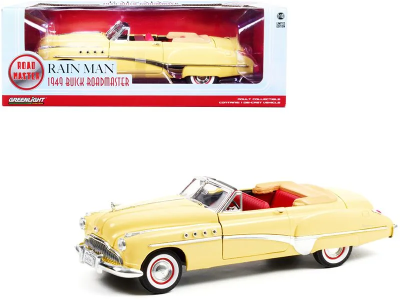GREENLIGHT GREENLIGHT 1949 Buick Roadmaster Convertible "Rain Man" 1/18 Diecast Vehicle 13616 — product photo
