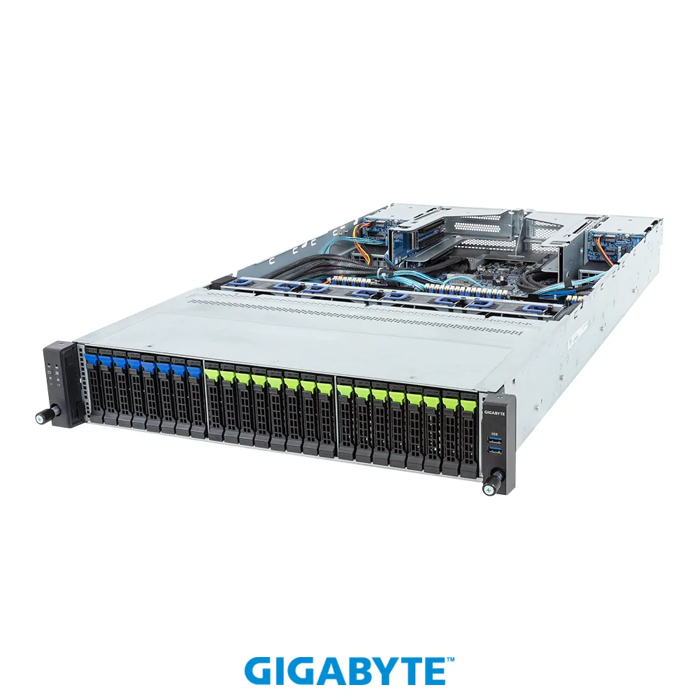 GIGABYTE GIGABYTE R283-S92-AAE2 barebone server 2U 24-bay 16 NVMe 32 DDR5 — product photo