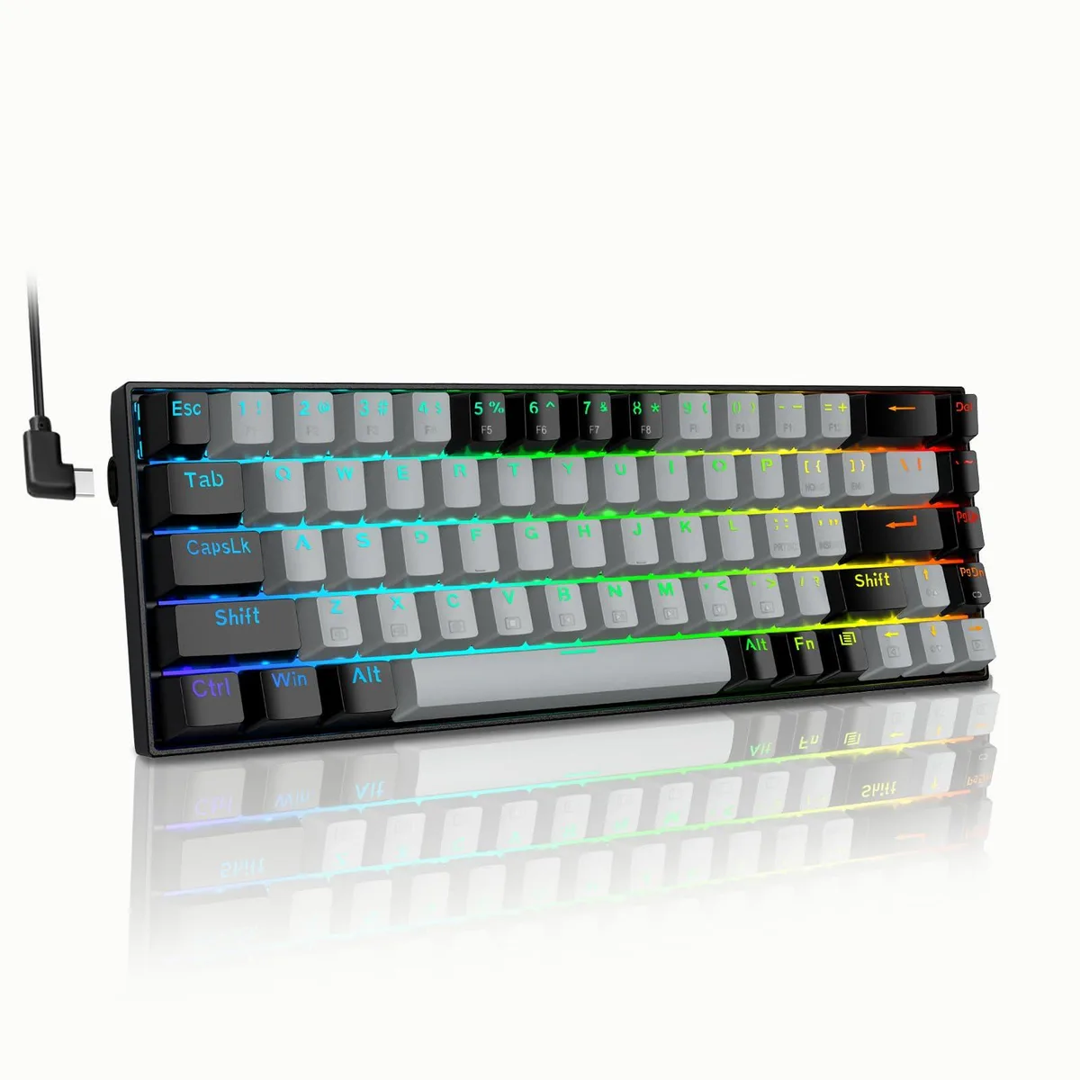  E-YOOSO XG8540 65% 68-key RGB mechanical gaming keyboard — product photo