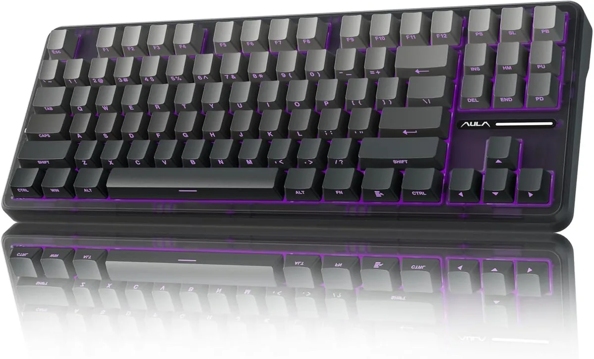 usbroway usbroway AULA F87 Pro 75% Tri-Mode Wireless Mechanical Gaming Keyboard — product photo