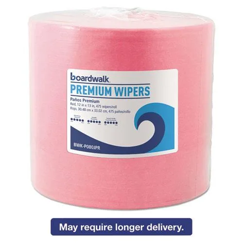 Boardwalk Boardwalk P080JPR Hydrospun Cleaning Wipers Red 12 x 13 in — foto del producto