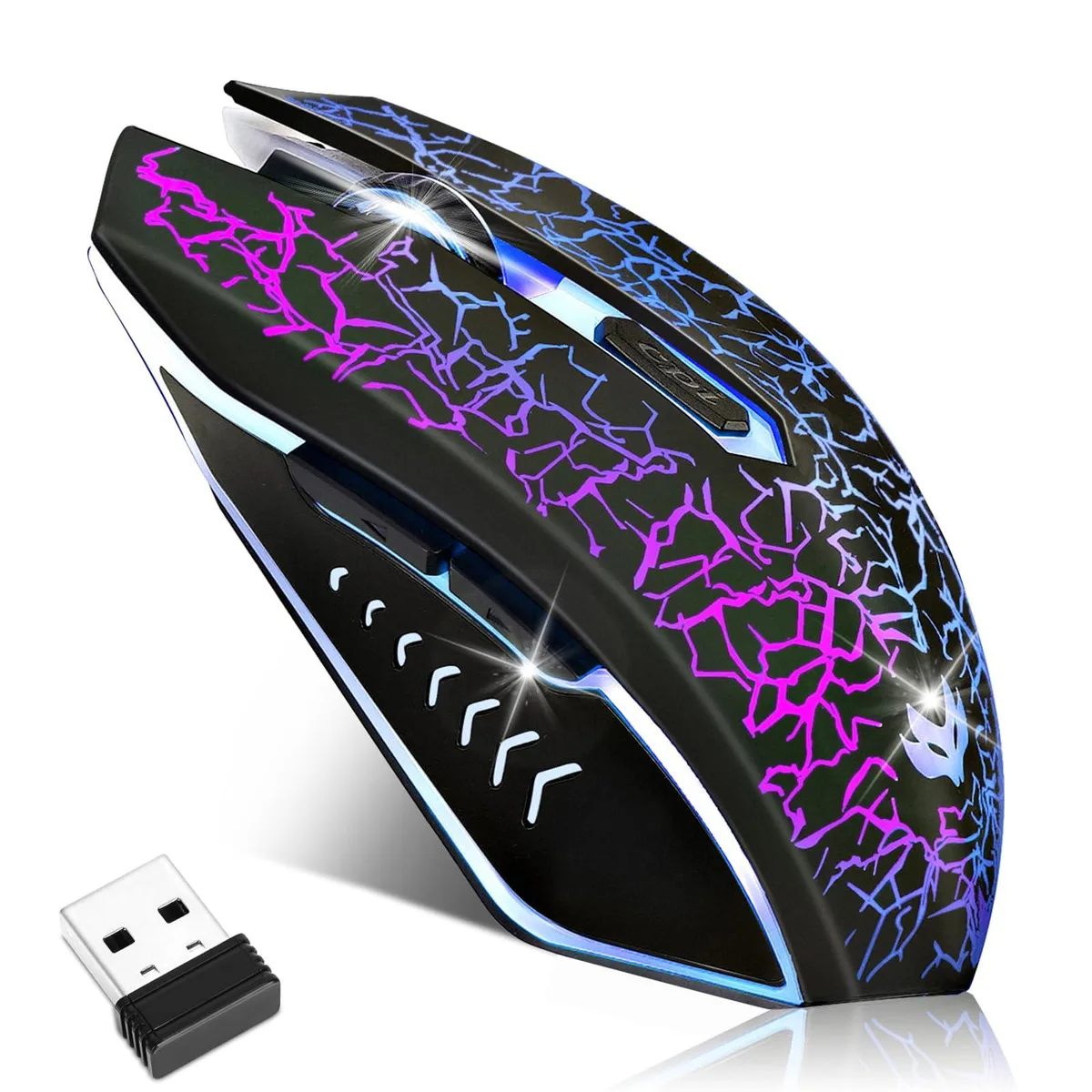  LuLabboard JS280 Gaming Mouse 2.4 GHz Wireless 2400 DPI 6 Buttons Black — product photo