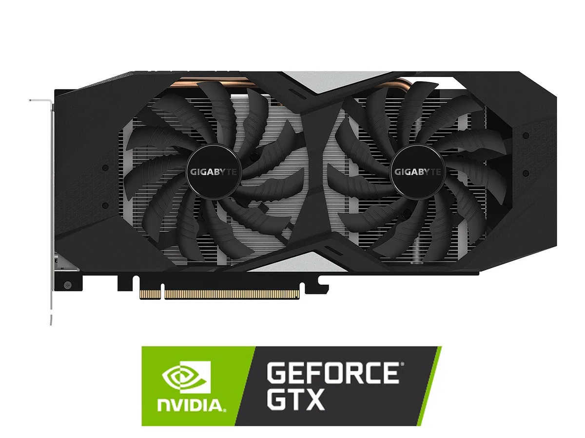 GIGABYTE GIGABYTE GV-N166TWF2OC-6GD GeForce GTX 1660 Ti graphics card — product photo