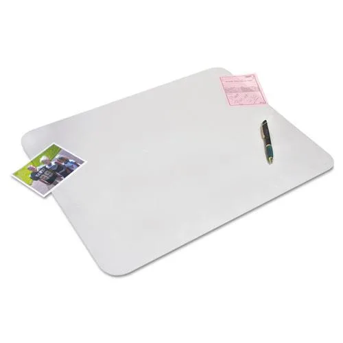 ELK Group International ELK Group International Artistic KrystalView Desk Pad Frosted White 17 x 12 Microban 60740 — product photo