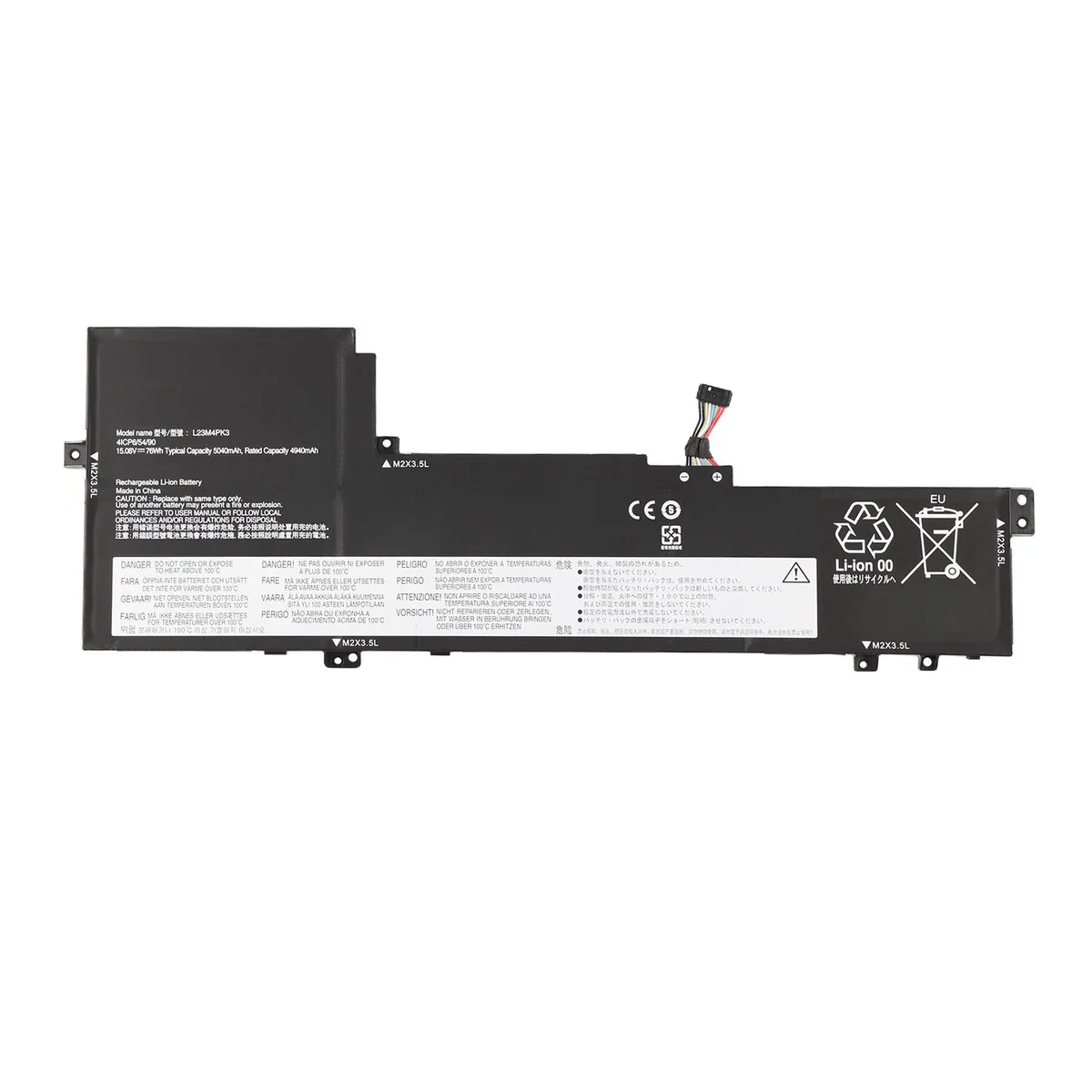 KingSener KingSener L23M4PK3 15.08V 5040mAh 76Wh laptop battery for Lenovo Xiaoxin 16 IRL8 2024 — product photo