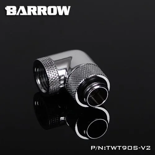 Barrow Mods Barrow Mods G1/4" 90° Dual Rotary Fitting Silver — product photo