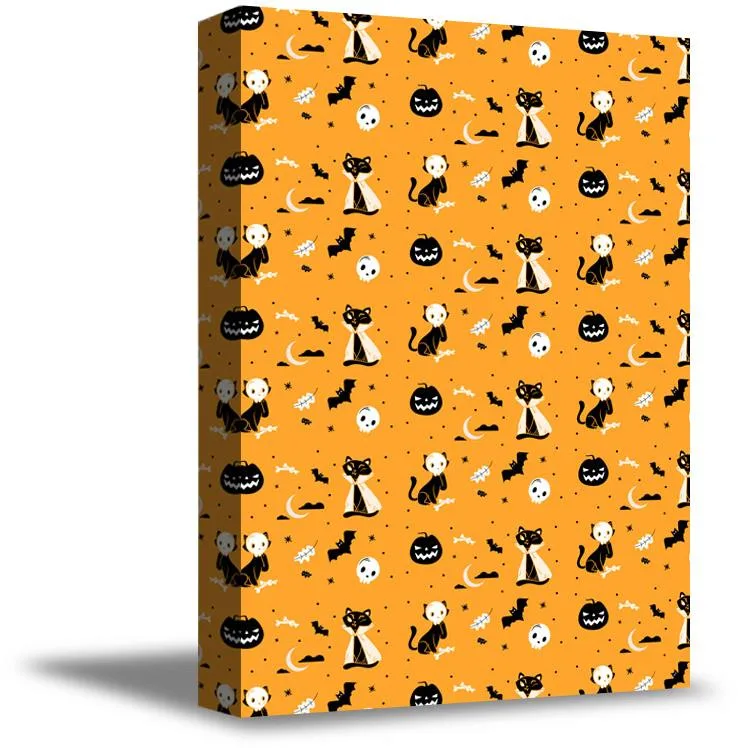 Framed Halloween canvas print 19 by 28 inches