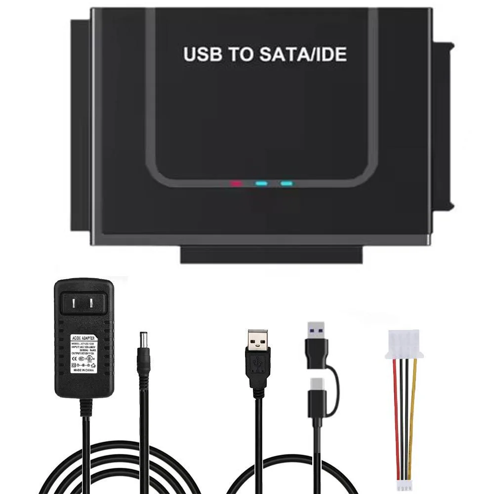 LUOM LUOM SA28 USB 3.0 to SATA IDE Adapter with 12V Power — product photo