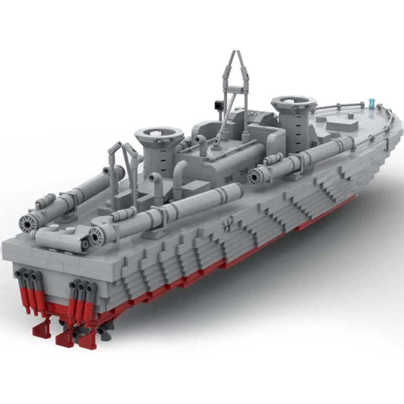 ZITIANYOUBUILD ZITIANYOUBUILD Custom MOC-183763 Elco 80 Stout Ship PT Boat 3523PCS — product photo