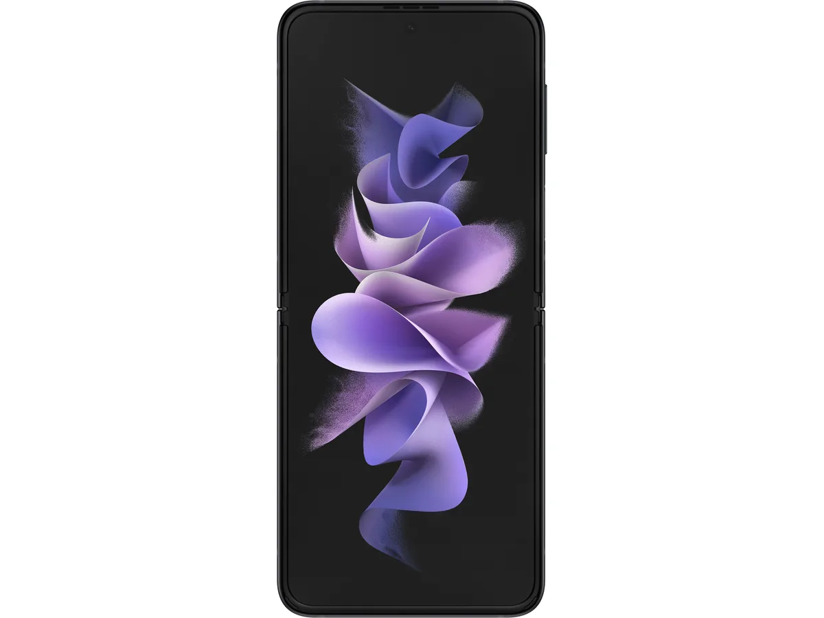 SAMSUNG SAMSUNG Galaxy Z Flip 3 5G 256GB Phantom Black cell phones - unlocked — product photo