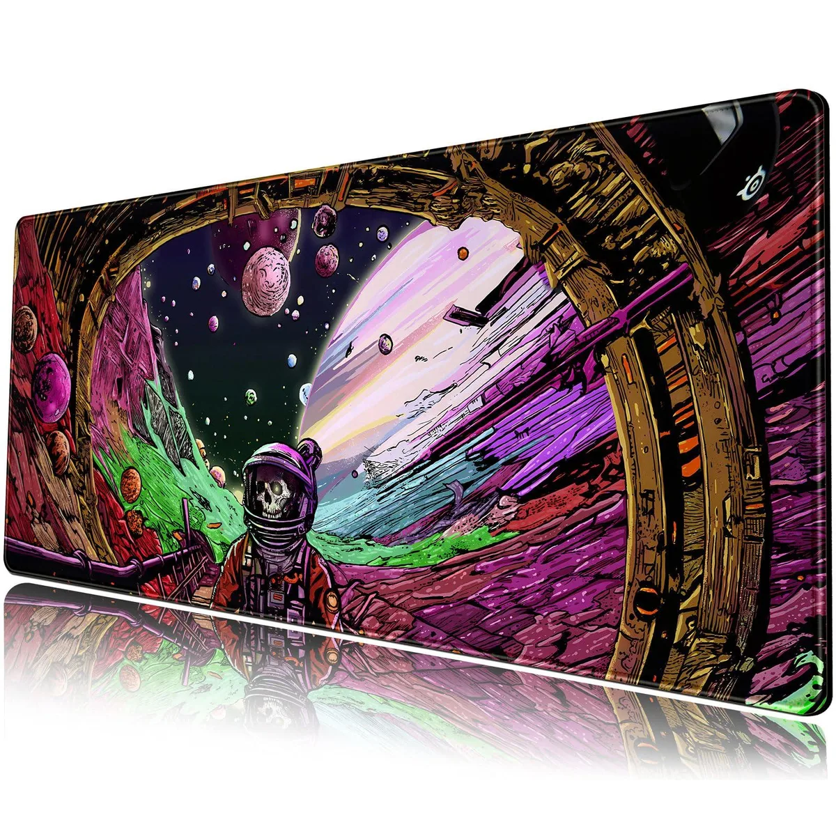 KEHIPI KEHIPI Strange Planet Desk Mat 31.5"x11.8" mouse pad — product photo