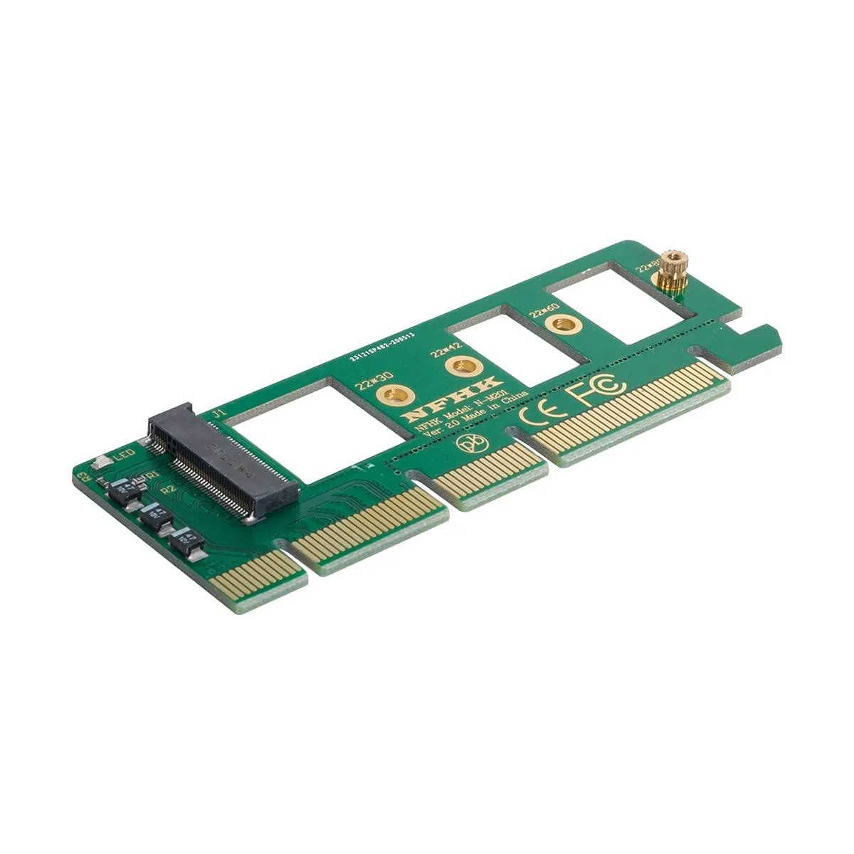 LORDWORLD LORDWORLD M-Key NVME PCIe 3.0 x4 Adapter for 80mm XP941 SM951 PM951 A110 m6e 960 EVO — product photo