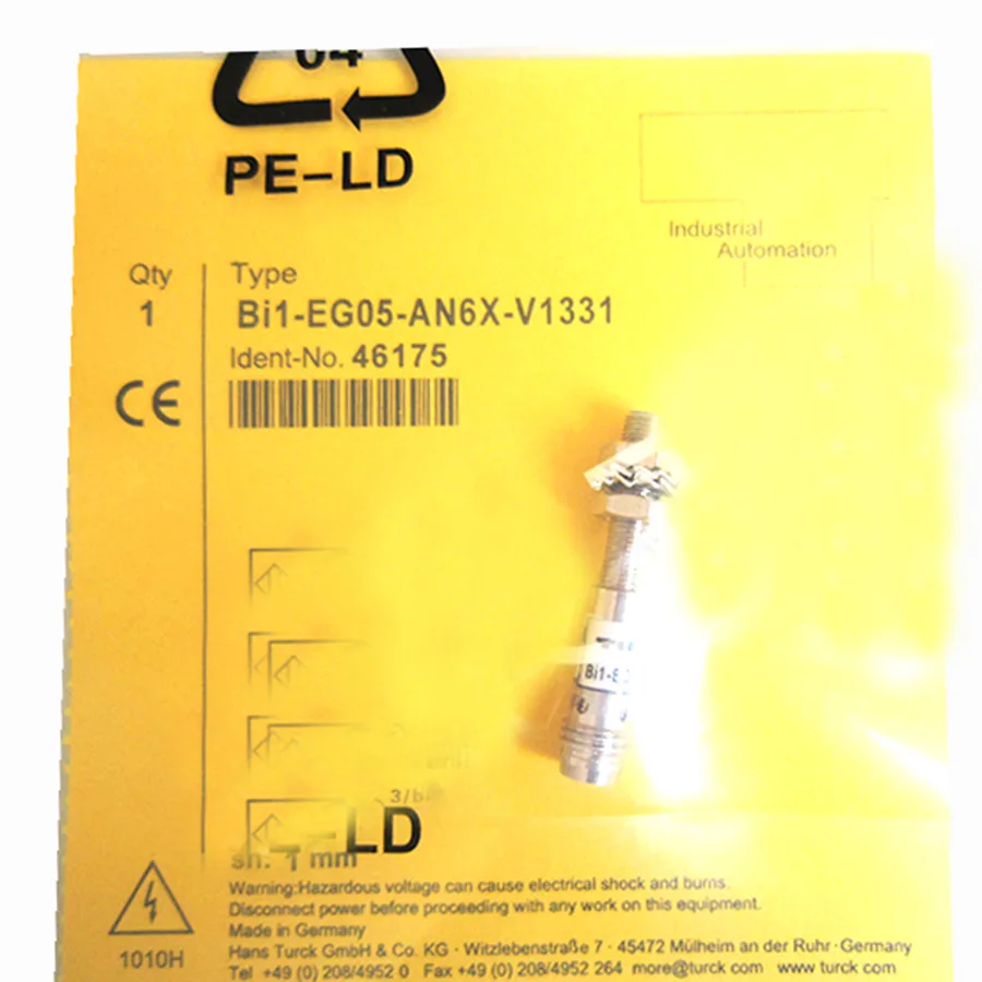 Turck Turck Bi1-EG05-AN6X-V1331 M5×0.5 inductive sensor NPN — product photo