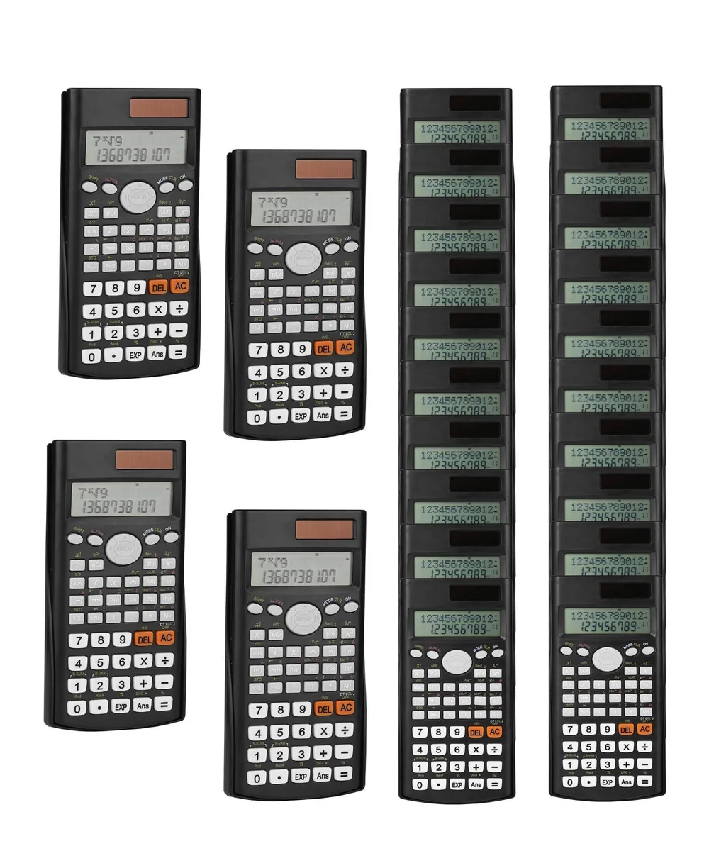  Mr. Pen Scientific Calculators 24 Pack 10+2 Digit Solar Battery — product photo