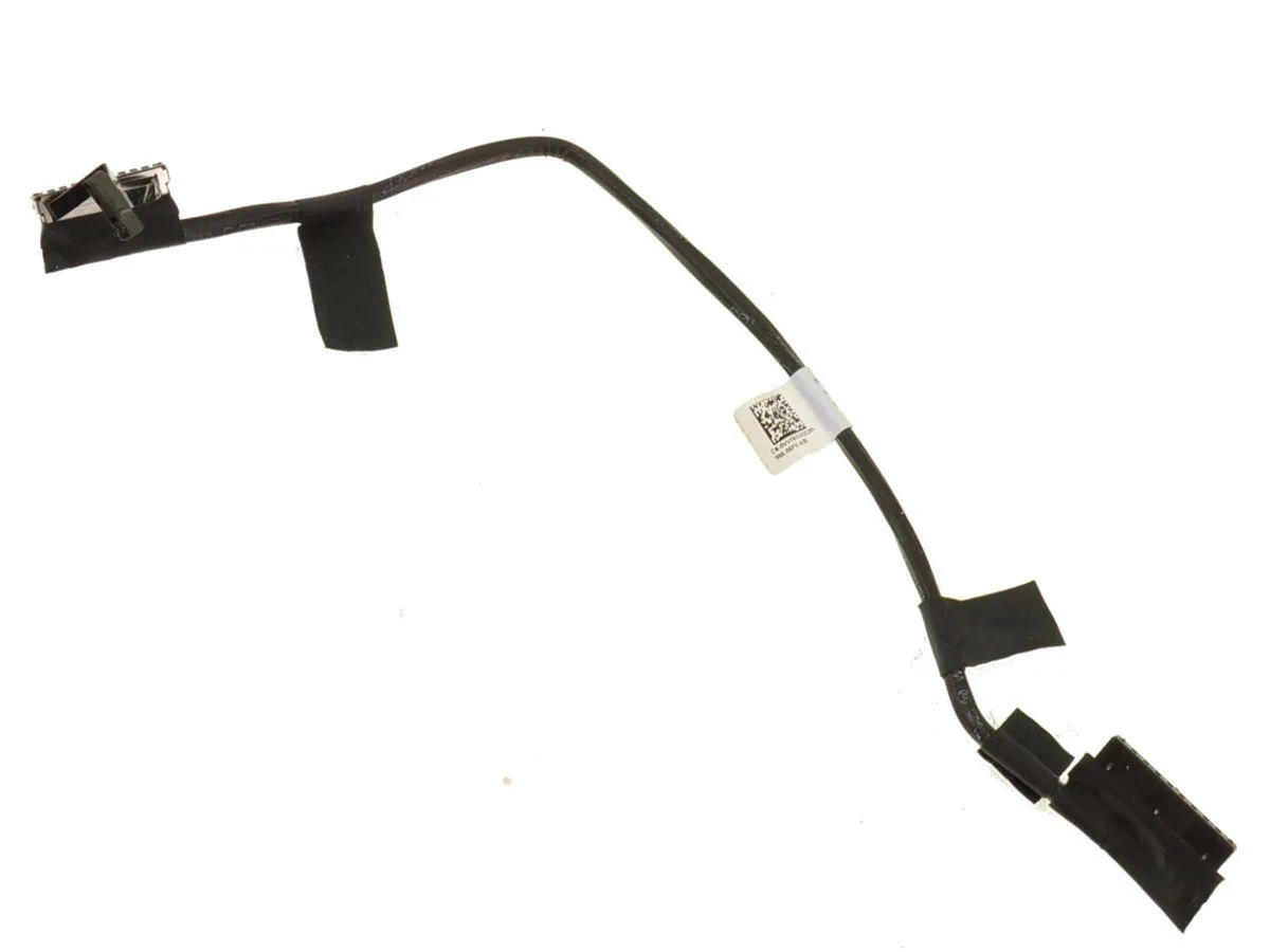 Genuine Dell Latitude 7400 battery cable VVFNX, flat ribbon with connectors
