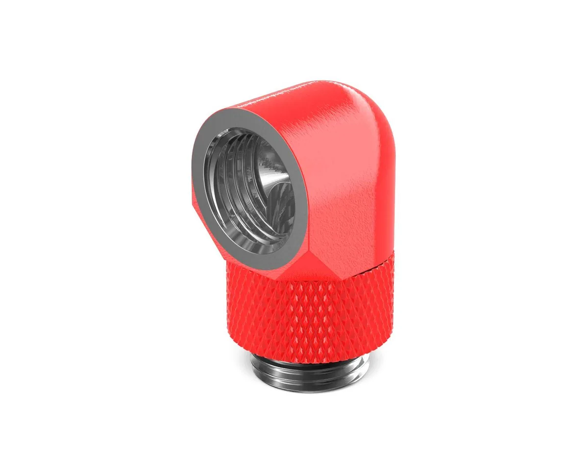 PrimoChill PrimoChill Male to Female G 1/4in 90 Degree SX Rotary Elbow Fitting diy cooling — product photo