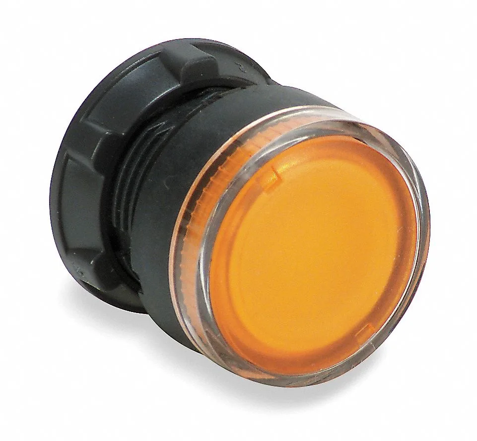 Schneider Electric Schneider Electric ZB5AW353 22 mm Yellow Flush Push Button — product photo