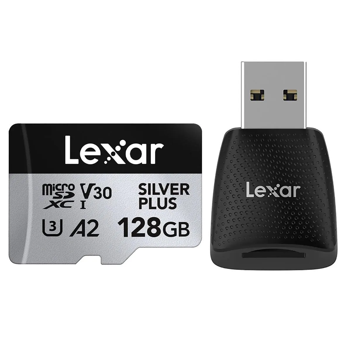 Lexar Lexar Professional SILVER PLUS microSDXC 128GB memory card — product photo