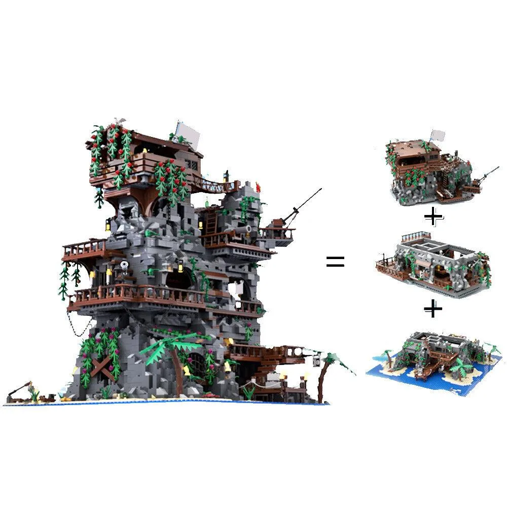 ZITIANYOUBUILD ZITIANYOUBUILD MOC-99393 Pirate Fortress 6609 Pieces — product photo