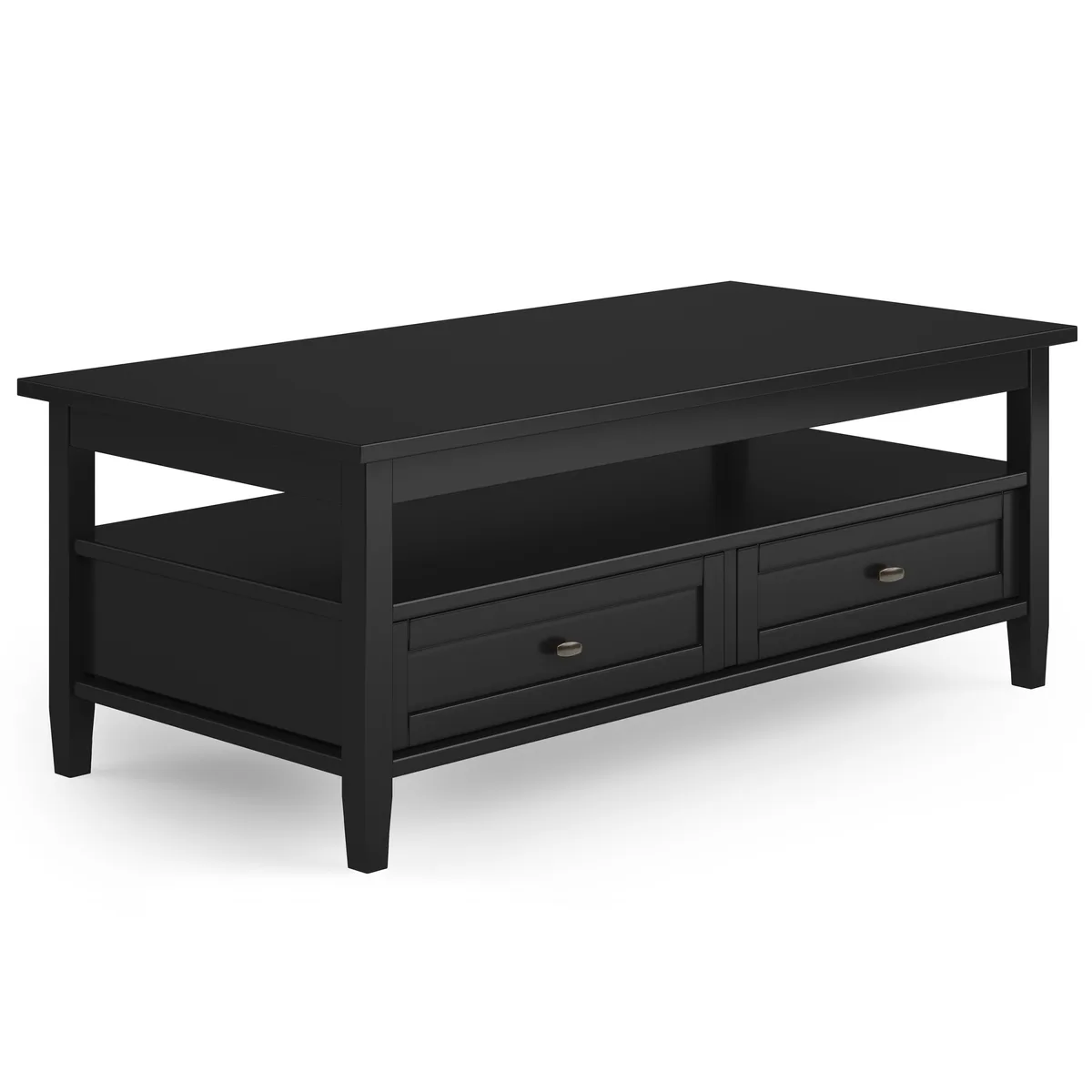 tuphen tuphen Warm Shaker Occasional Table Black 48" W — product photo
