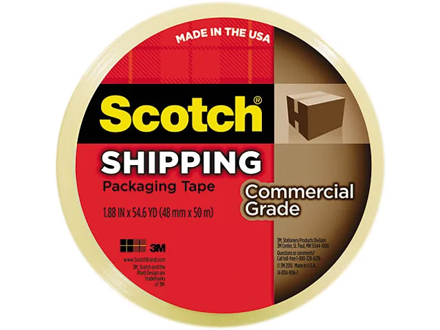 3M 3M 3750 tape 1.88" x 54.6 yd 3.1 mil 3" core clear — product photo