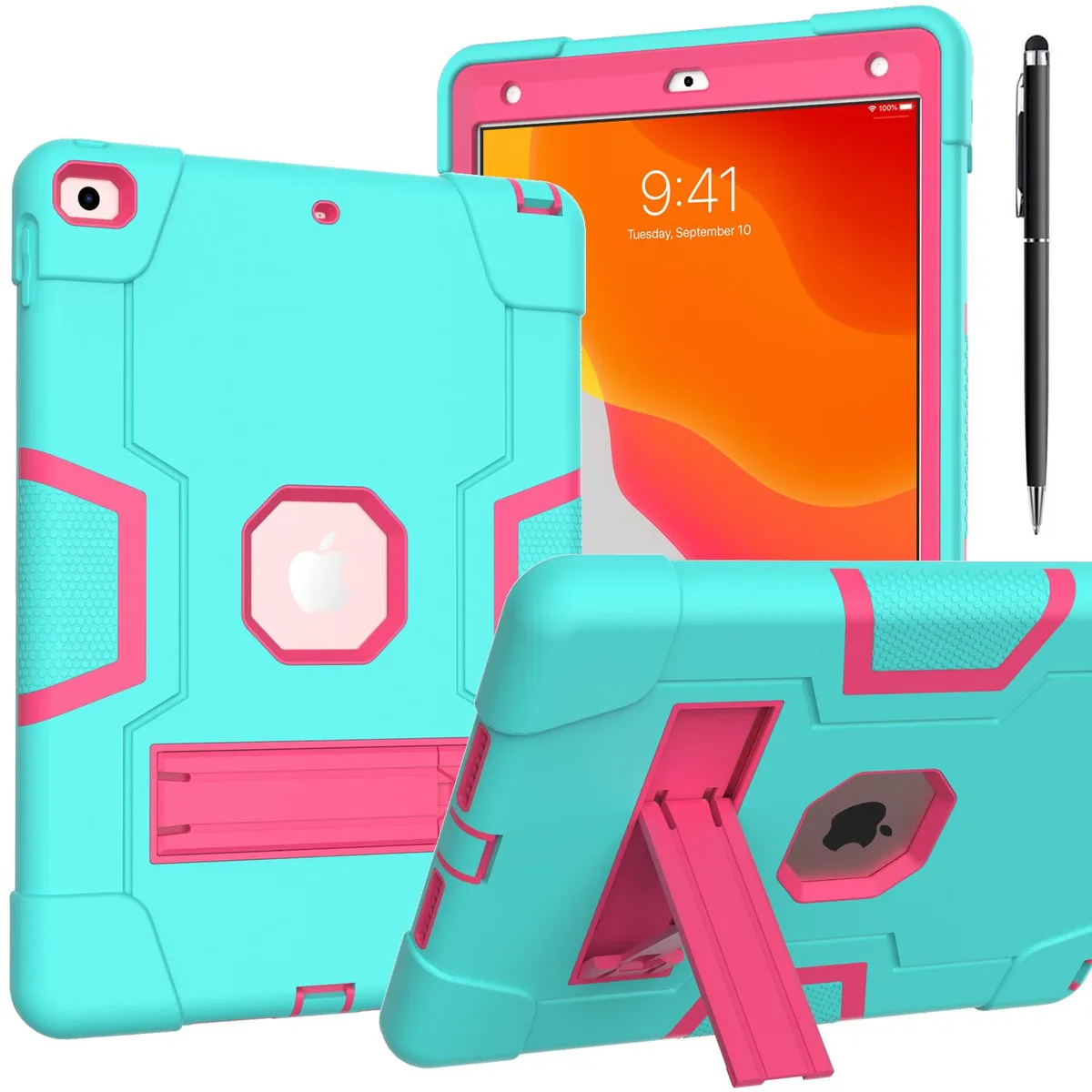 BONAEVER BONAEVER iPad 10.2 Inch 2021 2020 2019 Case Mint Green — product photo