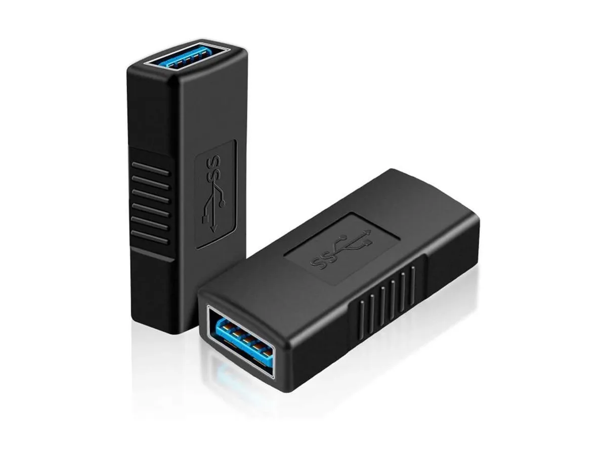 BUCIER BUCIER USB 3.0 Female to Female Adapter 2 Pack 124.5 mm — product photo