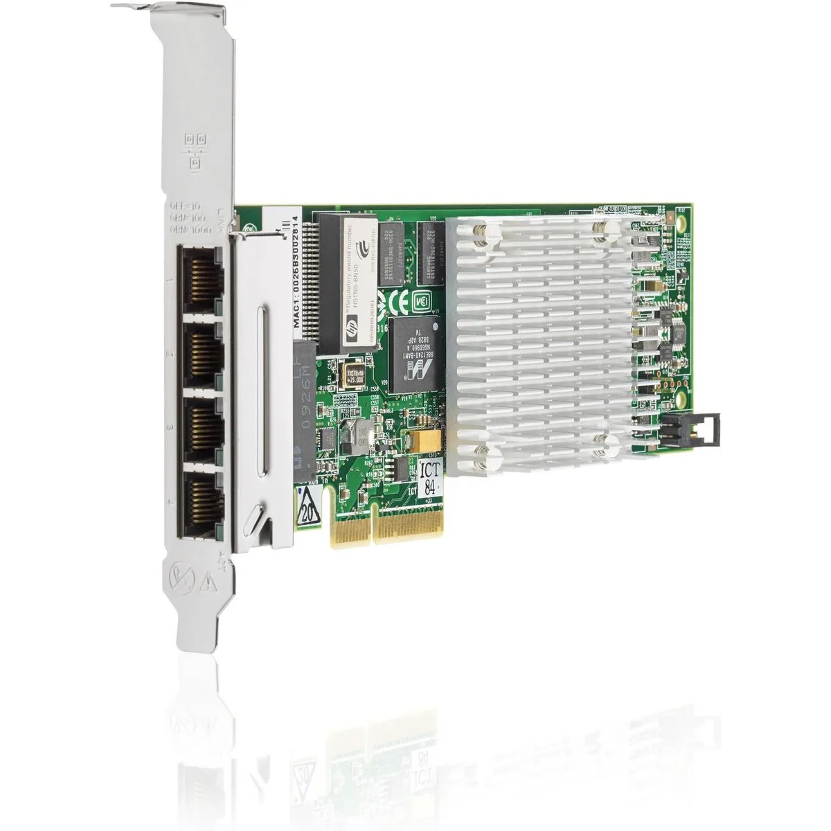 HPE HPE NC375T PCI Express Quad Port Gigabit Network Card — product photo