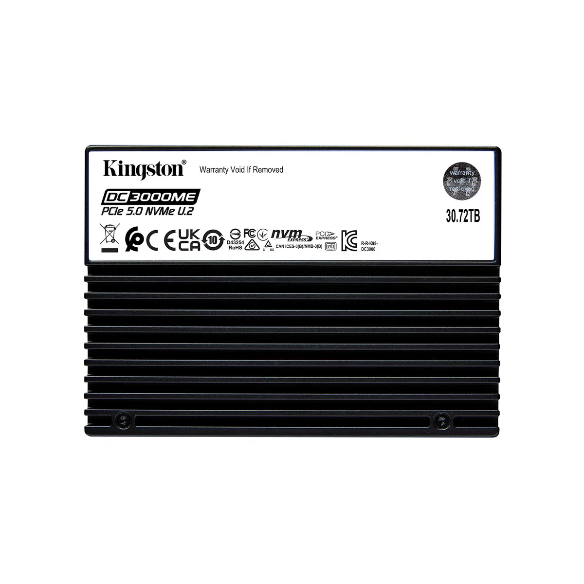 Kingston Technology Corp. Kingston Technology Corp. SEDC3000ME/30T7 30.72TB enterprise SSD — product photo