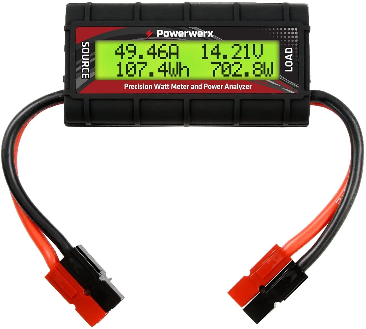 WUQ WUQ Watt Meter-PP DC Inline Power Analyzer 45A 12 Gauge Powerpole — product photo