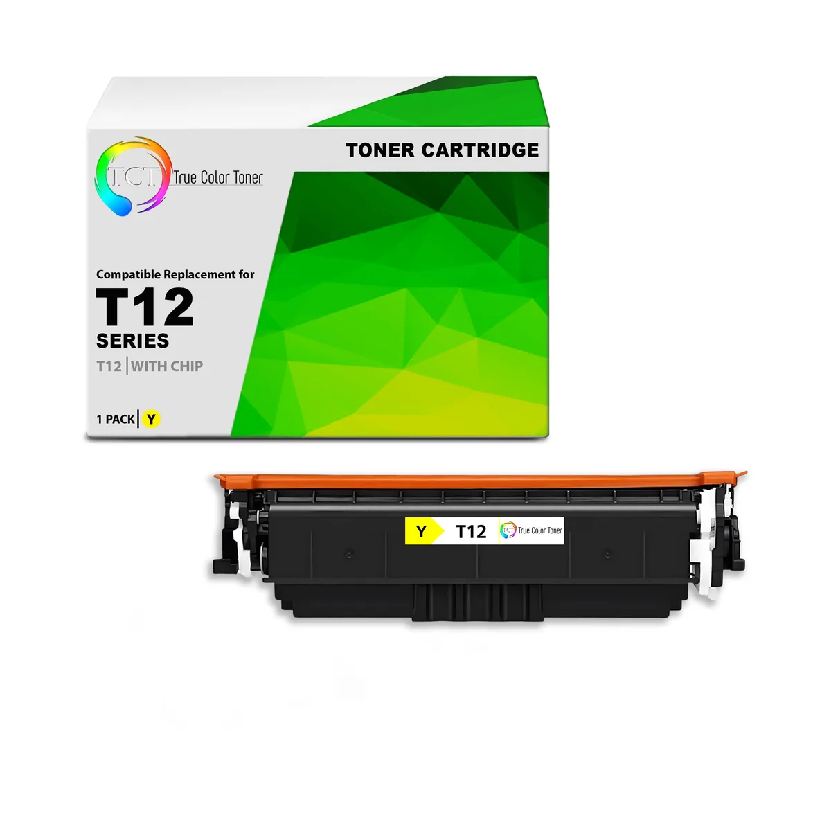 TCT TCT T12 Yellow Toner Cartridge 5300 Pages — product photo