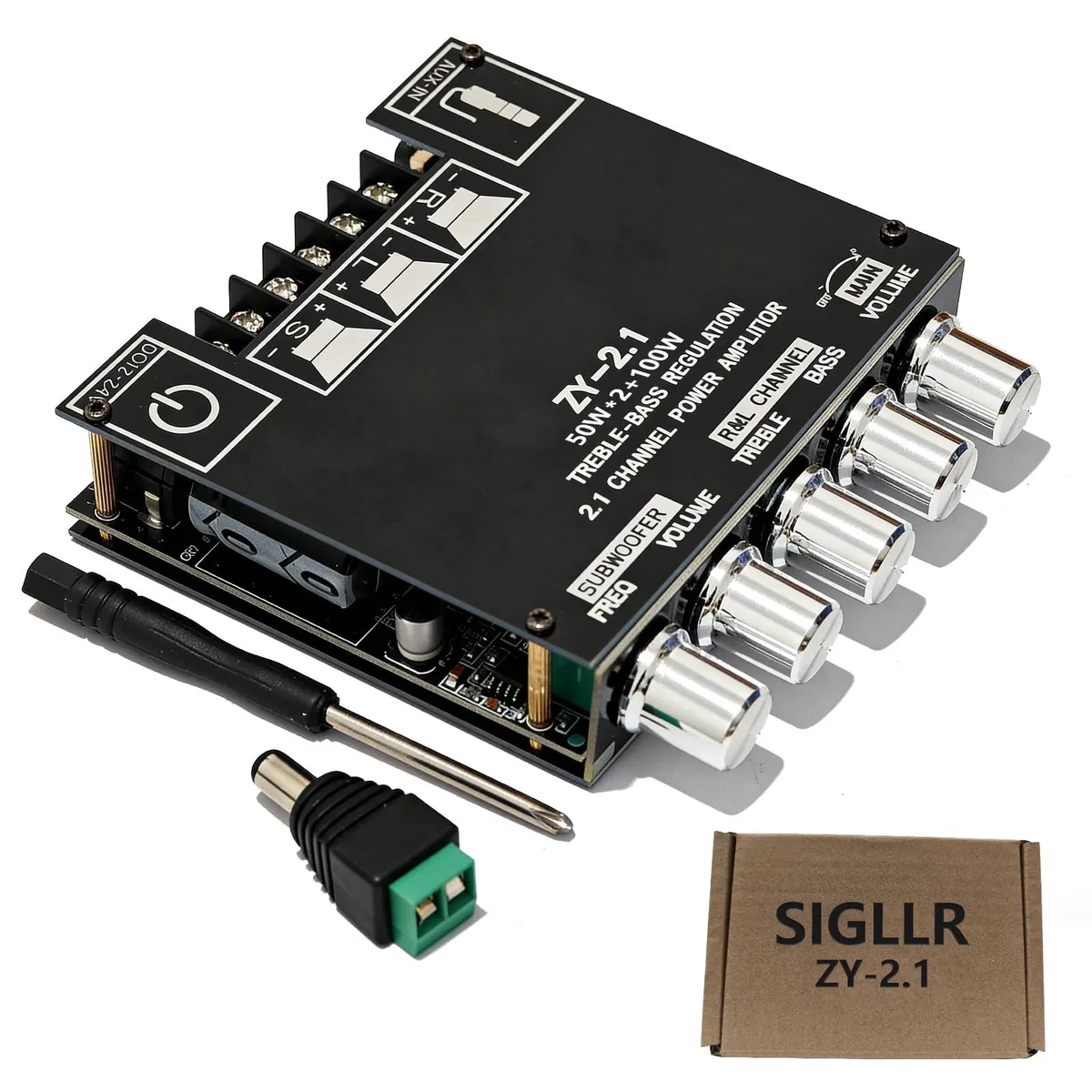 2.1 Channel Bluetooth 5.1 Amplifier Board 200W — product photo
