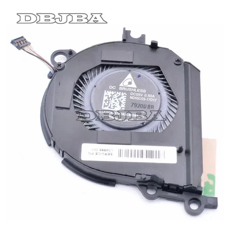 DBTLAP DBTLAP CPU Cooling Fan for HP Spectre X360 13-AE ND55C03-17D17 5V .50A — product photo