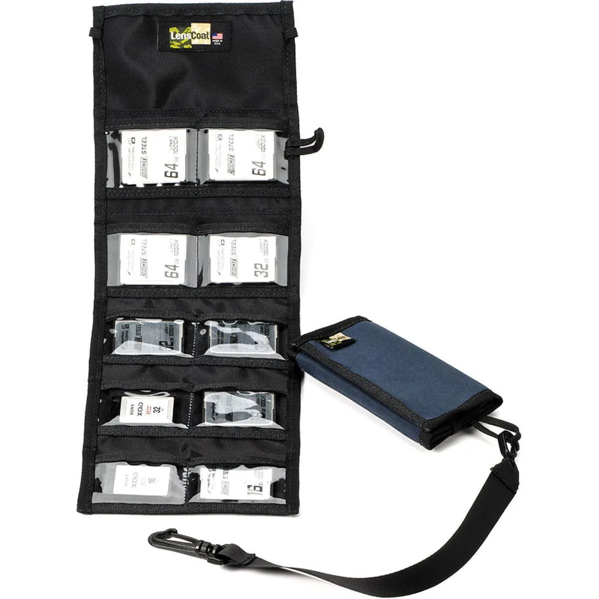 LensCoat LensCoat CF10 Memory Card Wallet Navy — product photo