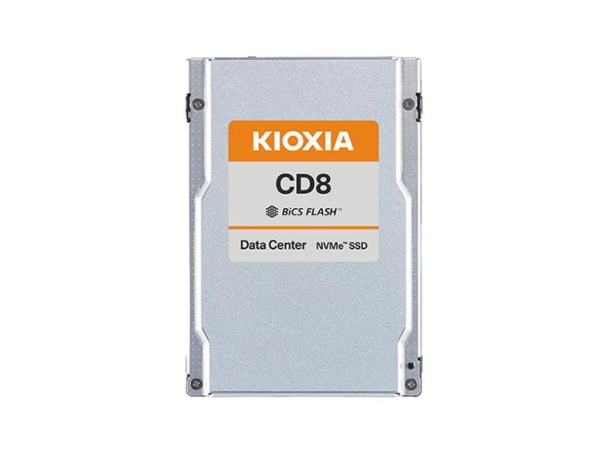 Kioxia Kioxia CD8-R 7.68TB 2.5" U.2/U.3 15mm PCIe 4.0 NVMe internal SSD — product photo
