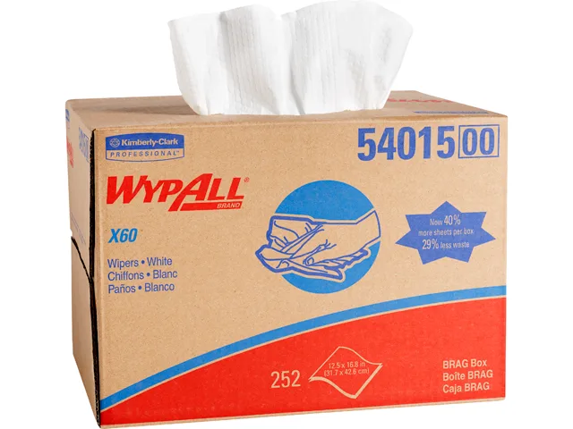 WypAll WypAll 54015 X60 cleaning cloths 252 sheets 12.5x16.8in — product photo