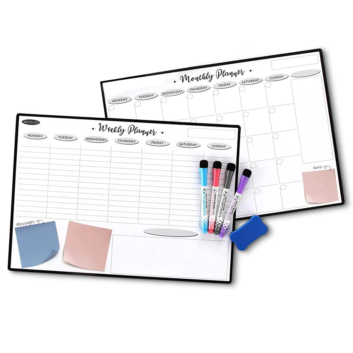 Altatac Altatac Magnetic Daily Chore Chart Dry Erase 17x12 2 Boards 4 Markers — product photo