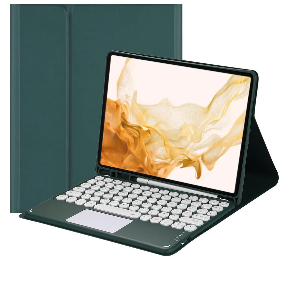 Timoom Timoom Touch Keyboard Case 12.4" Dark Green — product photo