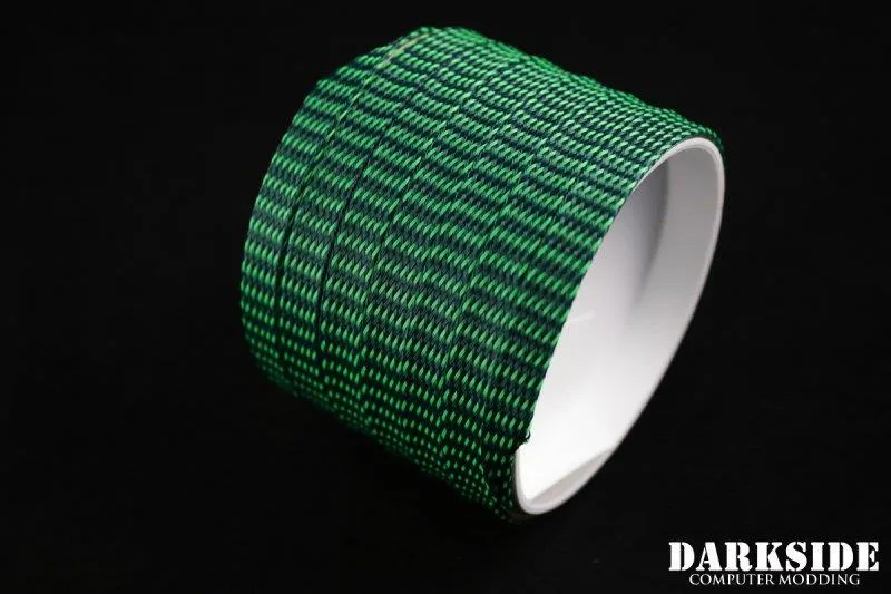 Darkside Darkside DS-0761 10mm SATA cable sleeving 1ft Green — product photo