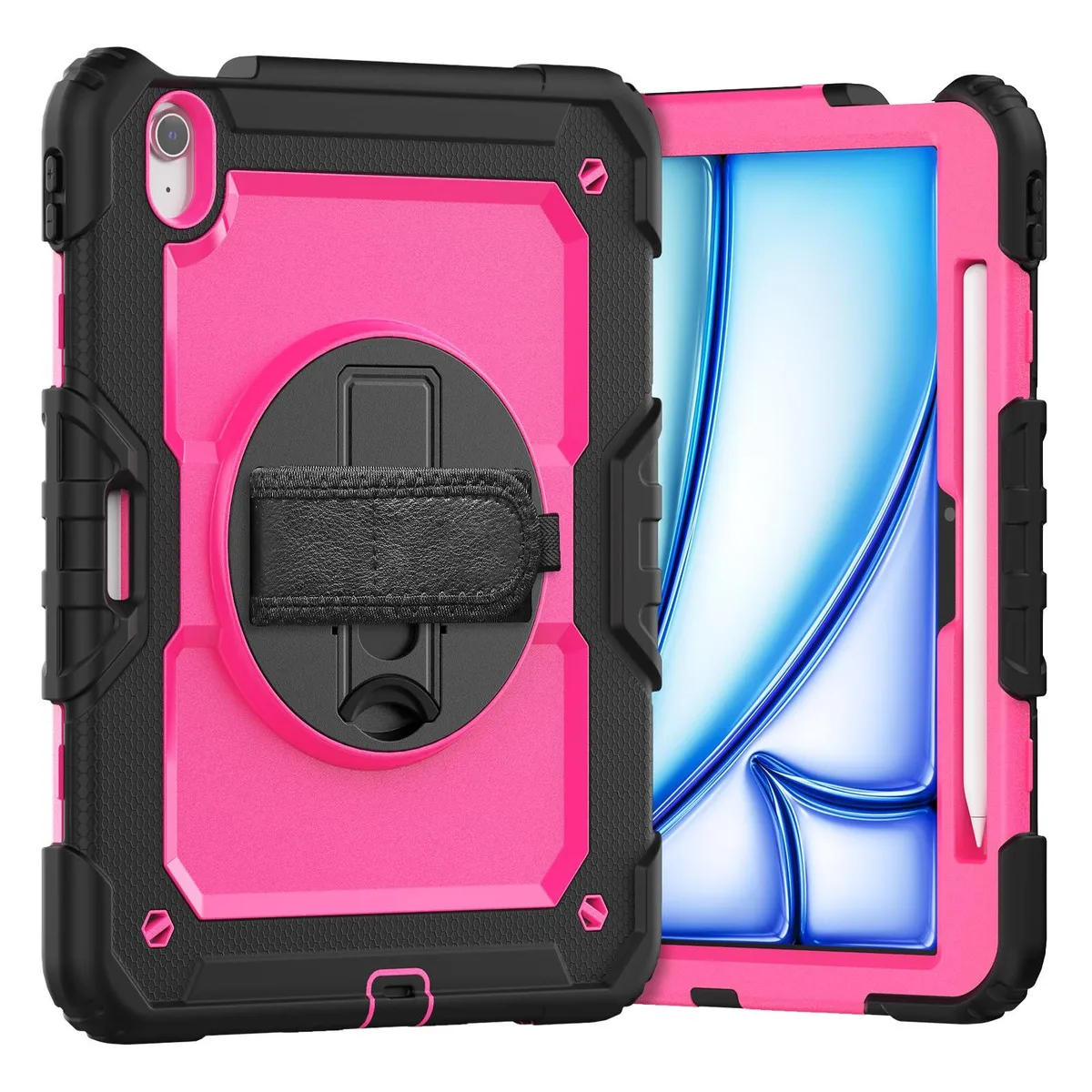 Timoom Timoom Heavy Duty Shockproof Case for iPad Air 11" M3/M2/5th/4th Gen 10.9" RosePC — product photo