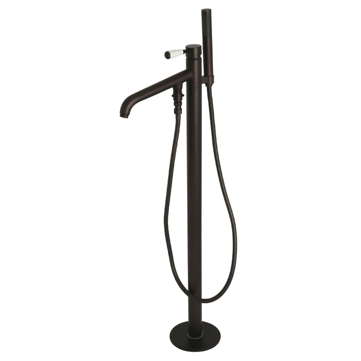 KINGSTON BRASS Kingston Brass KS8135DPL Paris Freestanding Tub Faucet with Hand Shower Oil Rubbed Bronze — product photo
