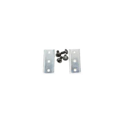 Small silver metal T-nut kit on white background