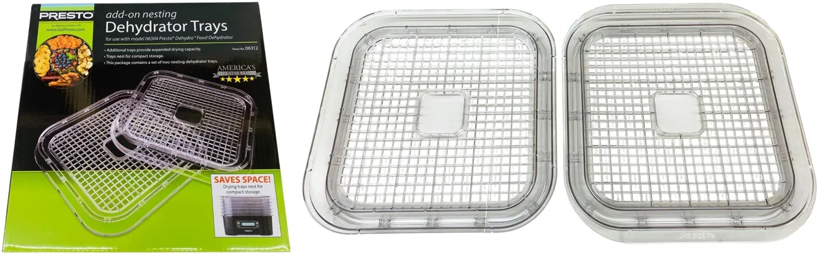 PRESTO PRESTO 06304 Add-On Nesting Trays 2-pack steamer — product photo