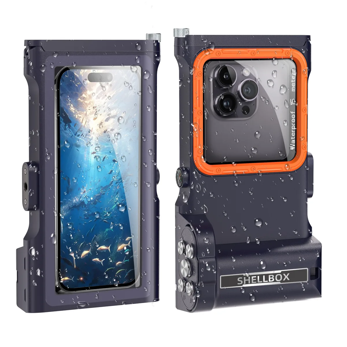 Werleo Werleo Universal Waterproof Phone Case IP68 20m Bluetooth Grey — product photo