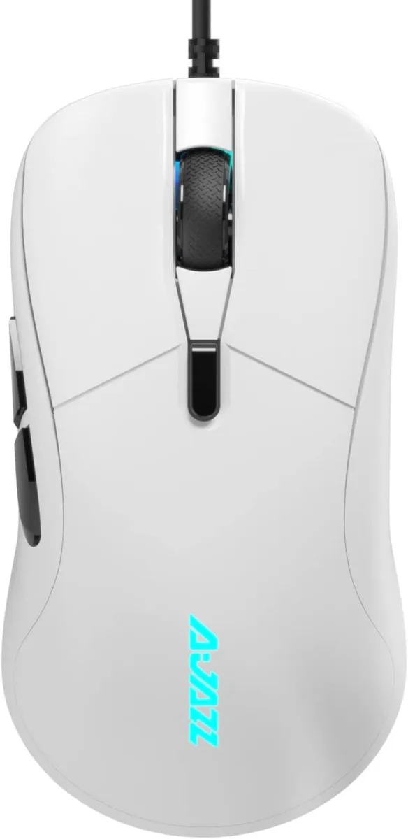 BFKK BFKK Lightweight Wired Gaming Mouse 65g 6 Buttons RGB White — product photo