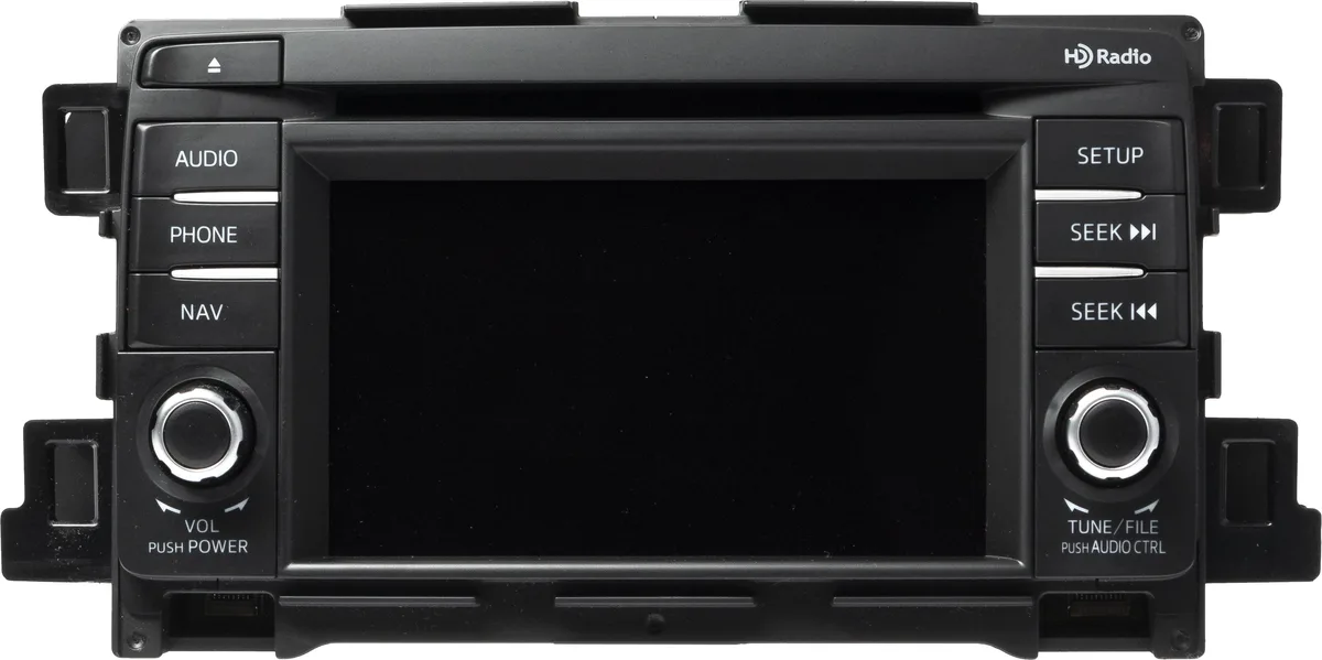 1 Factory Radio 1 Factory Radio GJS266DV0B receiver 5.8" touch-screen 2013-16 CX-5 — product photo