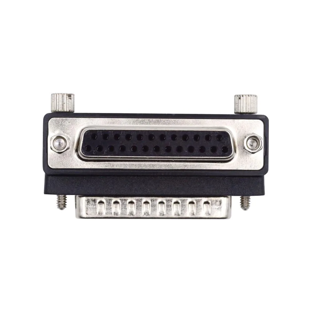 LORDWORLD LORDWORLD DB25 Male Nut to Female Screw 90 Degree Angled Adapter — product photo